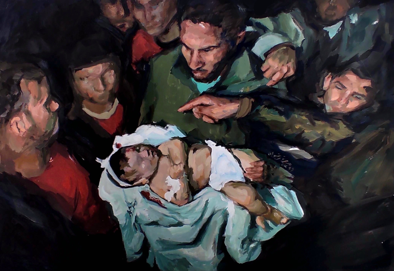 Prayer, 2026, acrylics on canvas, 50×70