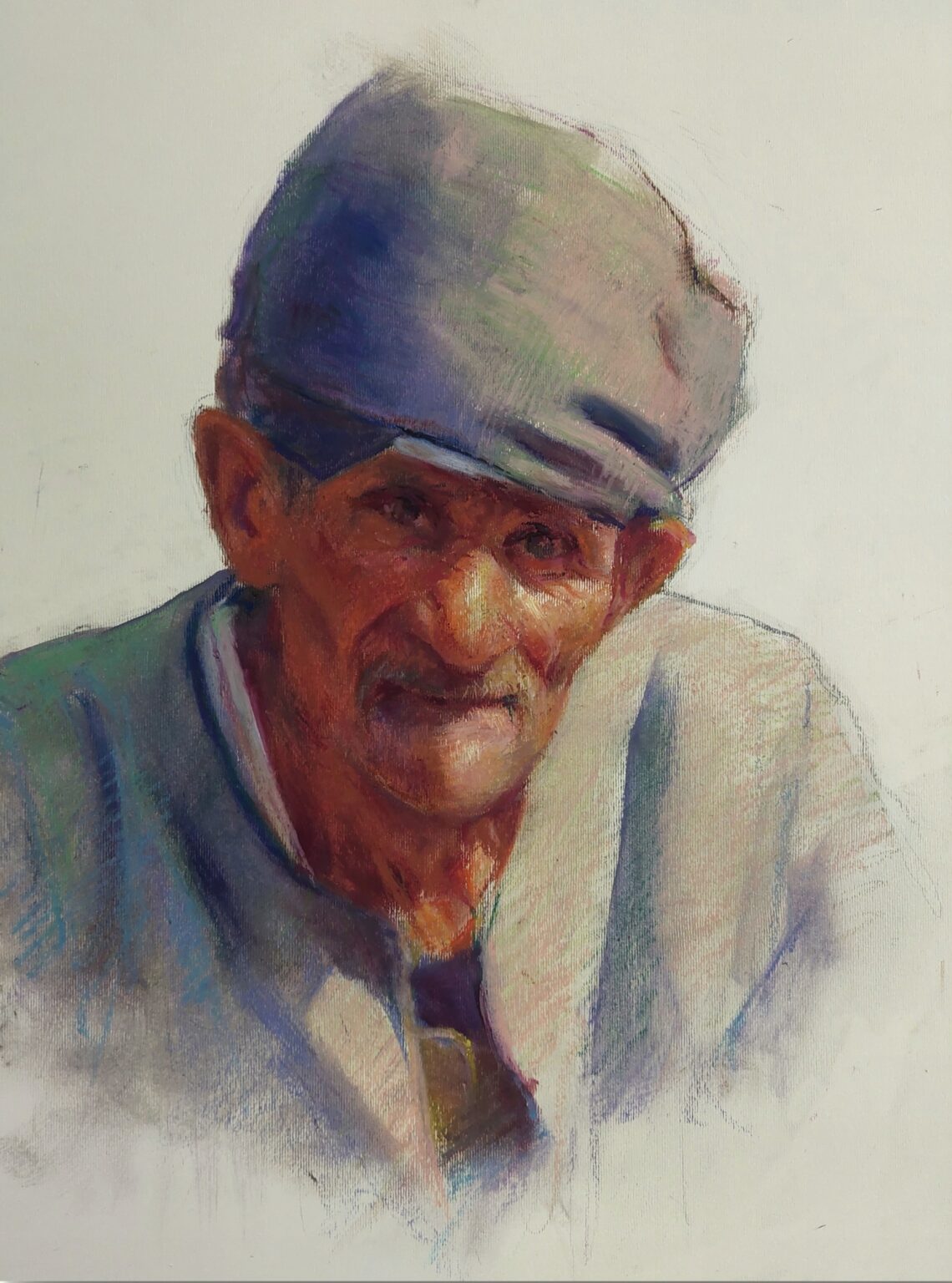 العنوان/ بورتريه من الأقصر
السنة/ 2026
الخامة/ oil pastel on paper
الابعاد/ 42×32 cm