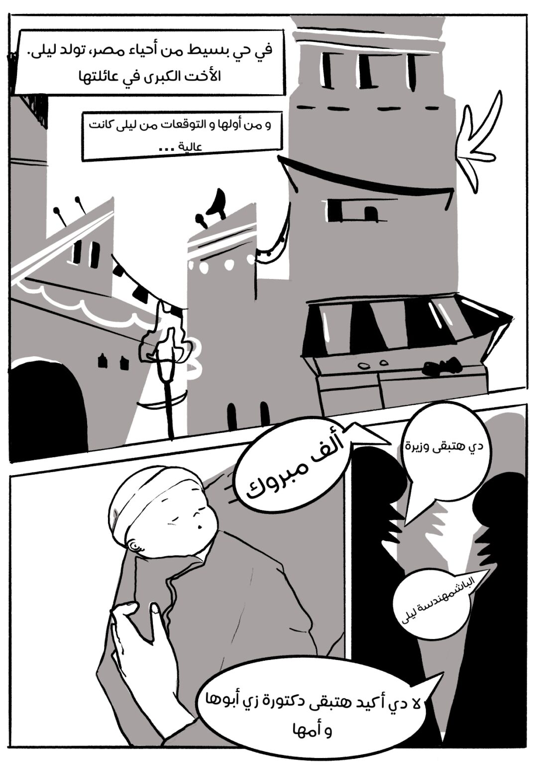 1-6 Man of the house (2025)
A comic demonstrating the inconsistencies and turbulent childhood of the eldest daughter