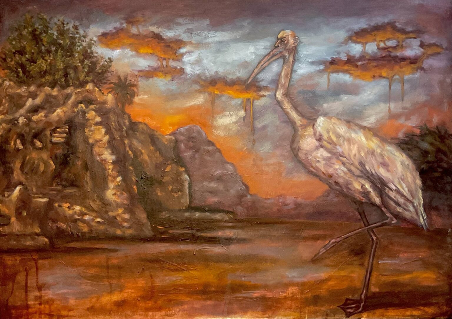 Untitled. 2025 Oil on canvas 100* 70