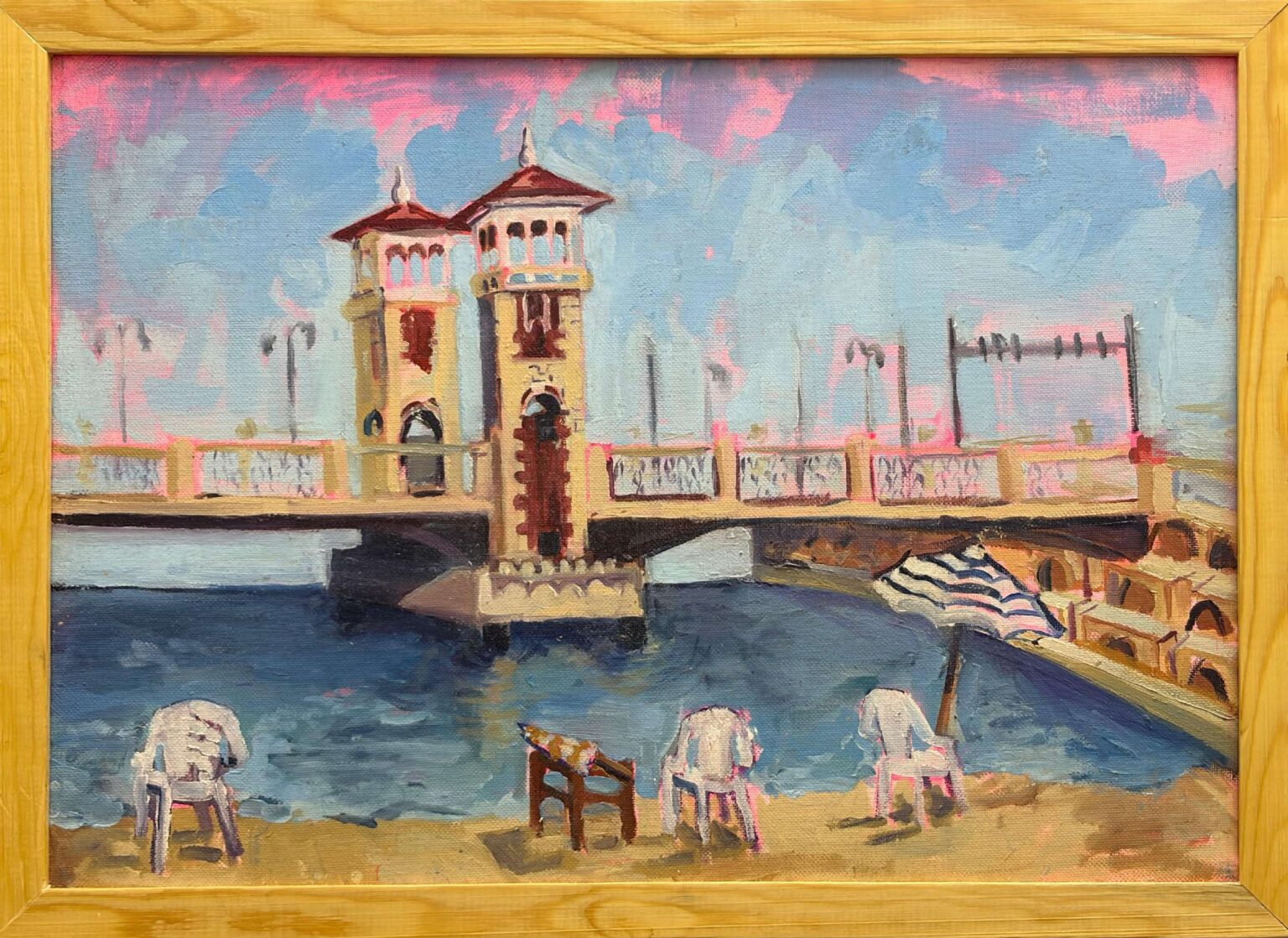 "Landscape 2025 oil on canvas 35*50"