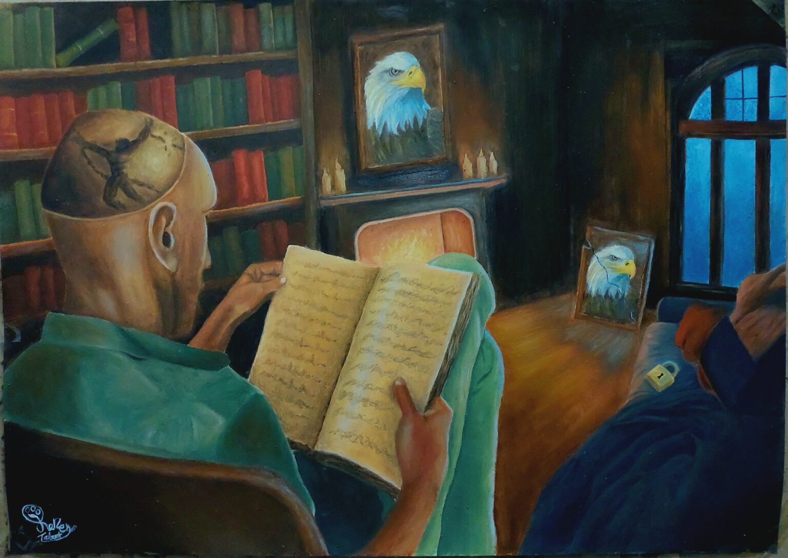 soaring mind 2024 Oil colors 50 * 75 cm